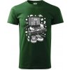 DJ meter - Klasické pánske tričko vyššej gramáže - 3XL ( Fľaškovozelená )