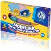 ASTRA Modelovacia hmota do rúry MODELINA pastelová s trblietkami 6ks, 304118001