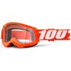 STRATA 2 100% - USA , dětské brýle Orange - čiré plexi