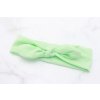 Pinky Club Detská látková čelenka mätová s uzlom