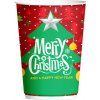 Intertan SA Papierový pohár Vianoce Christmas O90 mm/12oz, 330 ml (25 ks) Typ B- Č