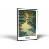 Claude Monet Claude Monet - Water Lilies | Obraz Vintessia v ráme Rozmery obdĺžnik: 50x75, Rám: Čierny matný-alu