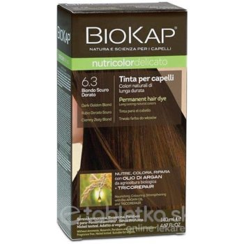 Biosline Biokap farba na vlasy 6.30 Blond zlatá tmavá 140 ml