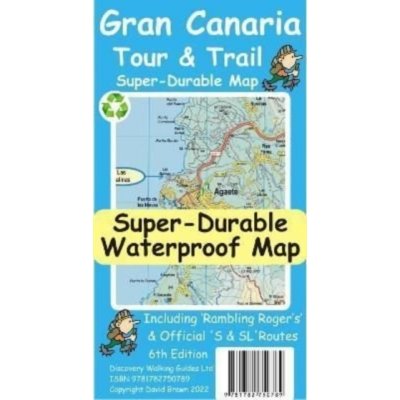 Gran Canaria Tour and Trail Map Brawn David