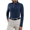Dámska polokošeľa Kjus Hollow Pima Polo L/S, Atlanta Blue/Atlanta Blue S