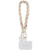 Guess GUOUCHSAMC4P Universal Hand Strap pink Saffiano Chain 4G Charm (GUOUCHSAMC4P)