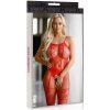 BSL Lingerie Pančuchové body BOSYSTOCKING červená