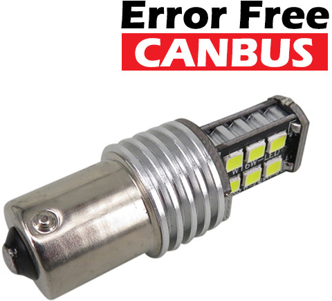 LED AUTO ŽIAROVKA BA15S 15 SMD 3535 Canbus