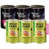 Dolina Noteci Premium Junior pre mačky s vysokým obsahom morčacieho mäsa 3x400g + WILD FARM Premium Grain Free Turkey and Salmon 3x400g