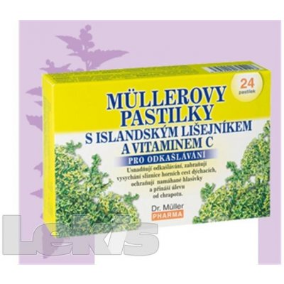 Dr.Müller Müllerovy pastilky s islandským lišejníkem 24 ks