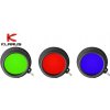 Klarus filter FT11X, 41mm Farba svetla: červená
