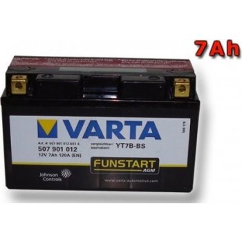 Varta YT7B-4 / YT7B-BS 507 901