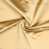 Dekoračná látka so saténovým vzhľadom, tmavá zlatá - zvyšok tkaniny, dĺžka 110 cm
