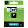 DYMO páska D1 12mm x 7m, modrá na priehľadnej S0720510