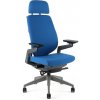 Office Pro Kancelárska stolička čalúnená KARME + PDH, F03 modrá