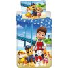 Jerry Fabrics Obojstranná detská posteľná bielizeň Nickelodeon Paw Patrol Raider Chase Marshall Skye Rubble Dogs Adventure Bay 100% bavlna