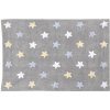 LORENA CANALS Koberec Estrellas Tricolor Stars Grey Blue 120x160