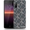 Picasee silikónový čierny obal pre Sony Xperia 10 II - Veľa lásky