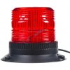 Zábleskový maják, 12-24V, červený magnet, ECE R10