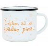 BELIS Smaltovaný hrnek 8 cm/0,35 l, bílý 