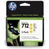 Atramentová náplň HP 712 - žltá, trojbalenie (3ED79A)