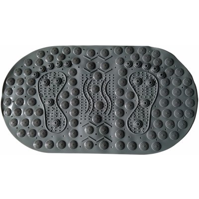 Modom Masážna protišmyková podložka do kúpeľne s magnetmi šedá -70x39 cm