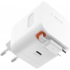 FIXED GaN 65W nabíjačka s navíjacím káblom FIXCG65R-2C-WH
