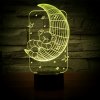 Beling Detská lampa, Spiaci medveď, 7 farebná QS359