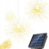 Verk 12405 Solárne záhradné LED osvetlenie, 8 režimov, solárny panel, senzor súmraku