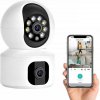 OTOČNÁ DVOJITÁ KAMERA 2MP VNÚTORNÁ WIFI HD ZOOM DOHĽAD OPIATROVATEĽKA MONITORING