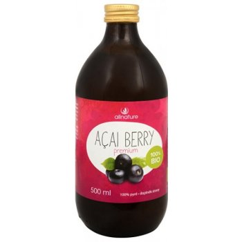 Allnature Acai Berry Bio pyré 500 ml