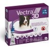 VECTRA 3D spot-on psy M 10–25 kg modrý 3 x 3,6 ml