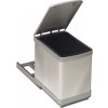 Gollinucci Výsuvný odpadkový kôš 300mm - 1x16L / Nerez