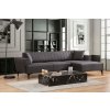 Atelier Del Sofa Hamlet pravé – Tmavosivá