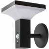RABALUX 77044 Geleen solárne nástenné svietidlo so senzorom LED 4W/400lm 3000K IP44 čierna, biela