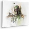 Komar Nástenný obraz na ráme Star Wars Boba Fett Sketch 40 x 60 cm