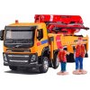 NÁKLADNÉ AUTO S ČERPADLOM NA BETÓN KOVOVÉ 1:50 VOLVO FIGÚRKY DARČEK PRE DETI
