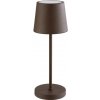 APS Stolná lampa 90x250 mm, hnedá | APS, Merle Mini