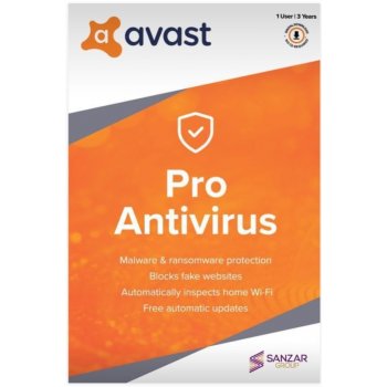 Avast Pro Antivirus 1 lic. 12 mes.