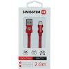 Swissten 71521306 USB - USB-C, 2m, červený