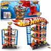 HOT WHEELS CITY ZATOČENÝ MEGA GARÁŽ PARKOVISKO 70 CM VÝŠKA SADA VÝŤAH DARČEK