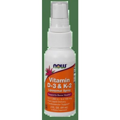 Now foods vitamín d3 & k2 lipozomálny sprej 59 ml