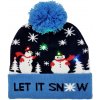 Zimná svietiaca čiapka s brmbolcom, Let it snow