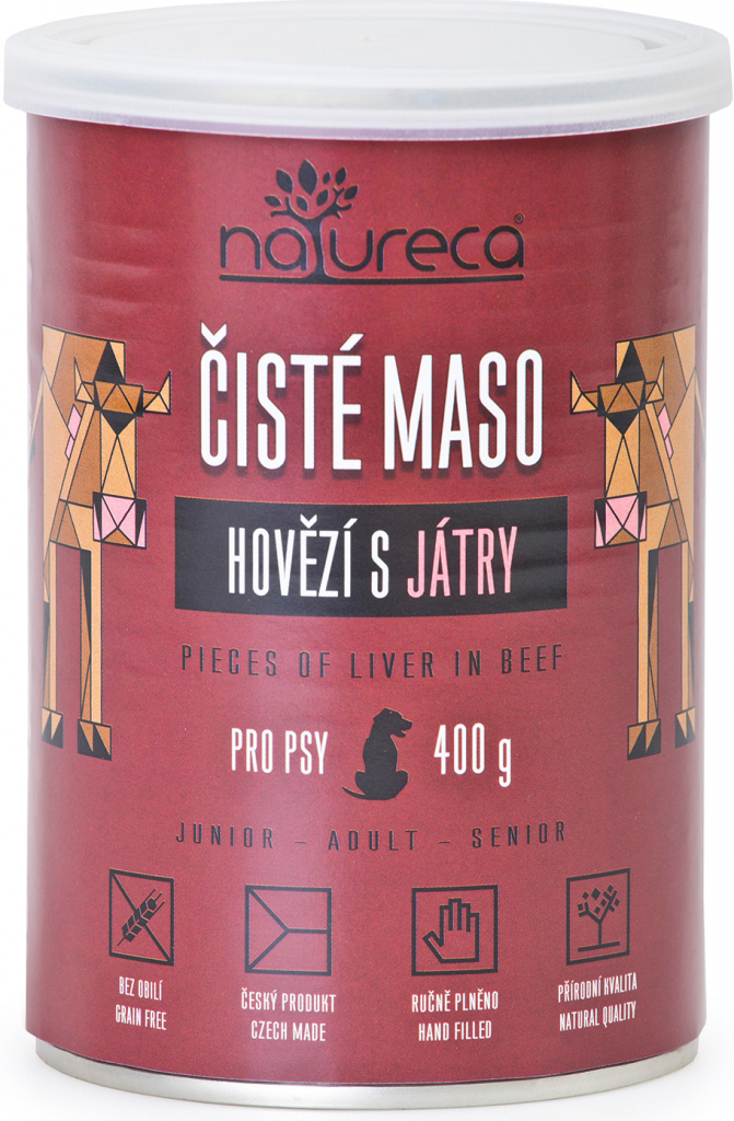 Natureca Adult hovädzie s pečeňou 400 g