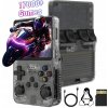 Prenosná Retro Herná Konzola R36S 128 GB Čierna