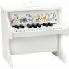 Klavír drevený biely