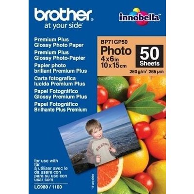 Fotopapier Brother pre tlačiareň A6 (BP71GP50)