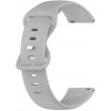 PROTEMIO 48047 BUTTERFLY Silikónový remienok Samsung Galaxy Watch 4 (40 / 44mm) 4 Classic (42 / 46mm) šedý