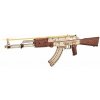 Robotime Rokr Drevené mechanické 3D puzzle AK-47 Rifle 315 ks (Robotime Rokr Drevené mechanické 3D puzzle AK-47 Rifle 315 ks)