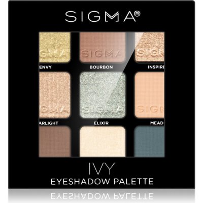 Sigma Beauty Eyeshadow Palette Ivy paletka očných tieňov 9 g
